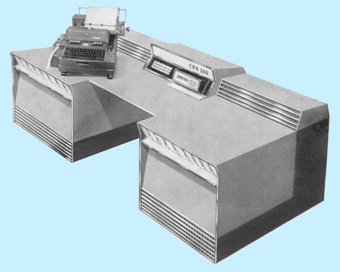Première calculatrice à transistors (Années 1960)
